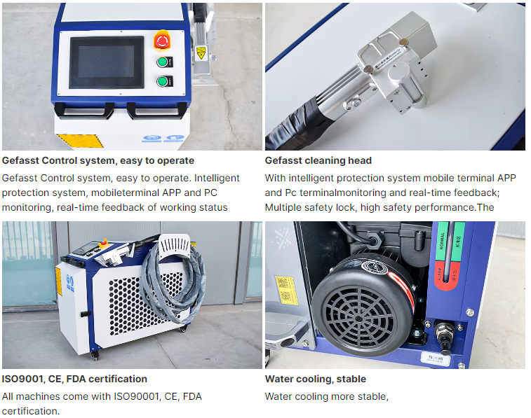 RAYCUS CW Fiber Laser Laser Welders 4 Functions 1500W 2000W 3000W 4 in 1 Handheld Laser Cutting Cleaning Welding Machine