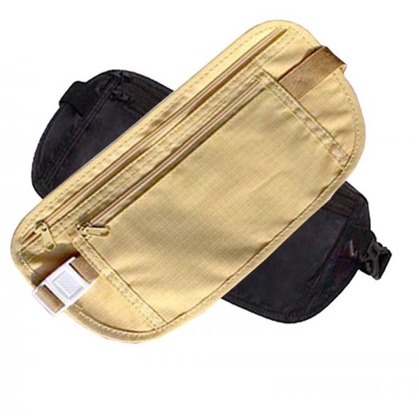 Ultra Thin Waterproof Money Belt Travel Waist Bag traveling nylon business passport fanny pack bum bag