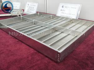 China 1.0mm Slot Pulp And Paper Mills Wedge Wire Panels on sale