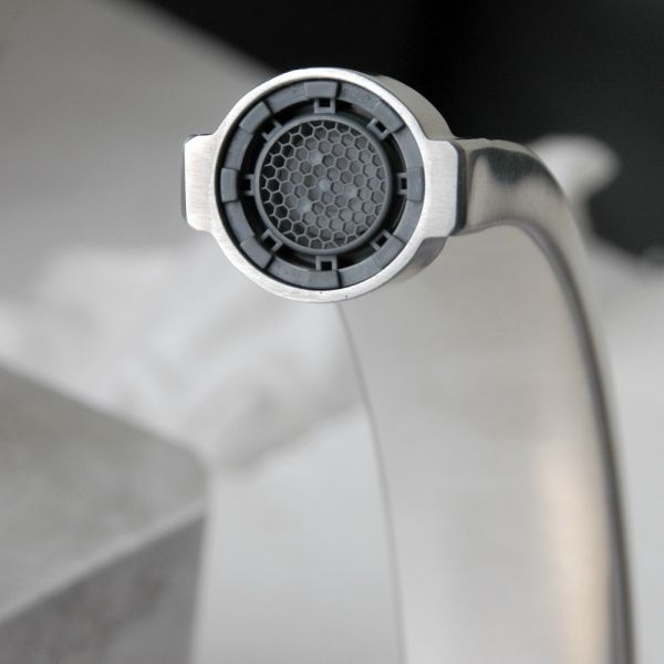 Small kitchen design temperature control waterfall kitchen sink faucet