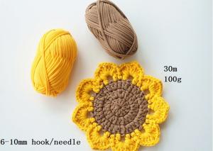 Buy cheap Popular Beautiful T-Shirt Yarn for Decoration/Bag/ Crochet Hook Cushion DIY Yarn product