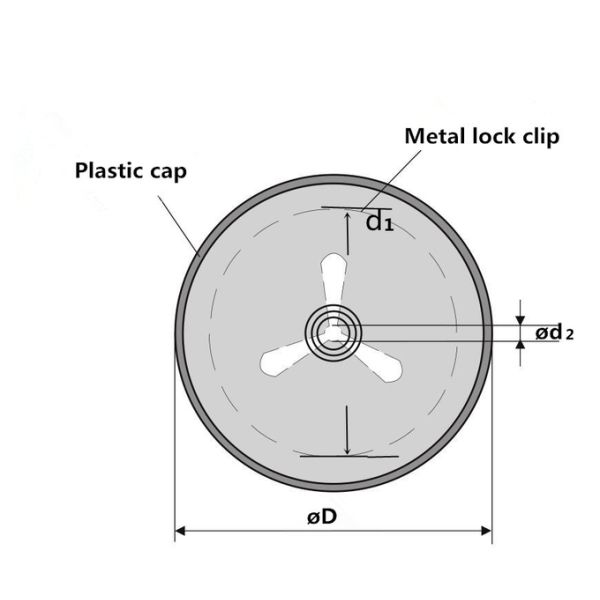Self Extinguishing Insulation Clips With Or Without Plastic Coating