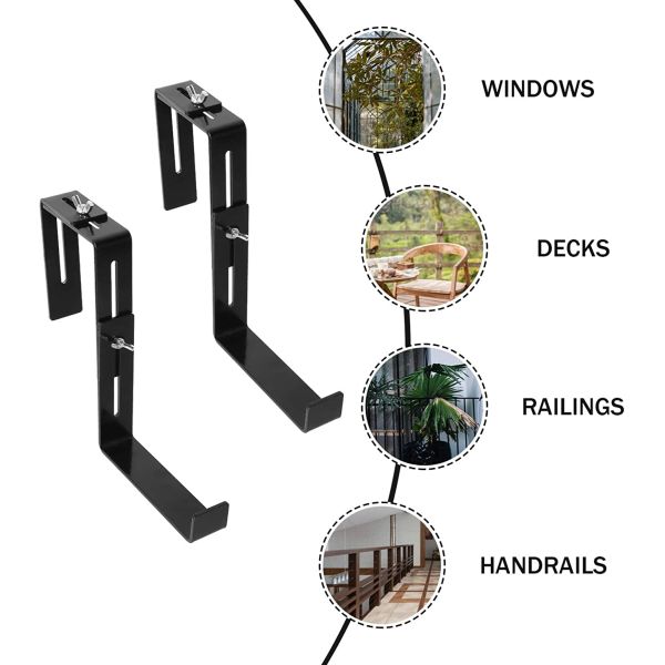Wall and Railing Flower Window Box Planter Brackets Process Stamping Punching Bending