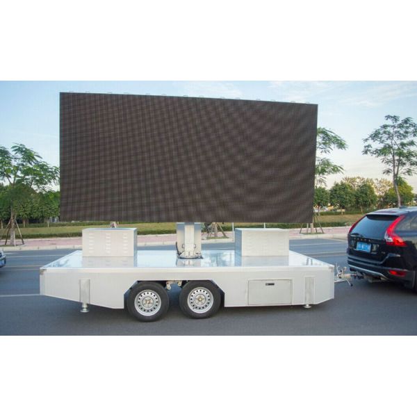 High Brightness P8 P6 4X2 Advertising Mobile Led Screen Truck Corrosion Resistance