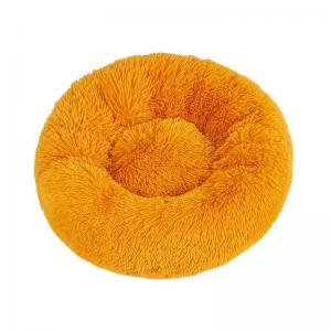 China Pink Fluffy Dog Bed Mat Round Pet House Winter Warm Dog Pad Pet Supplies on sale