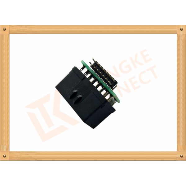 90 Angle PCB Soldered OBD Diagnostic Connector 16 Pin Obd2 Female Connector SOF007