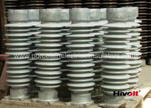 China High Voltage Ceramic Insulators UNC Pitch Grey / Brown / White Color on sale