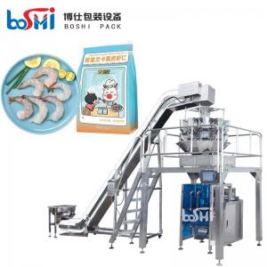 Buy cheap Multihead Weigher Frozen Food Packing Machine For Sea Food Shrimp Fish product