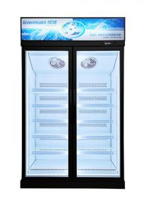 Buy cheap 1500L Commercial Ice Cream Display Refrigerator Glass Door Freezer For Meat Food product