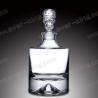 Frosting Transparent 500ML Empty Whiskey Bottles for sale