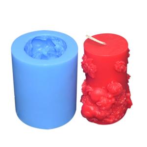Buy cheap Customized Silicone Candle Mold Sustainable Disposable 3D Candle Moulds product