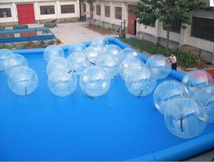 Buy cheap 2m Diameter Transparent Aqua Water Ball for Kids Inflatable Pool Play product