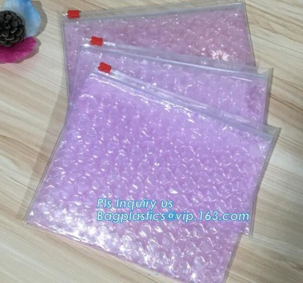 Bubble Zip lockk Bag, Low Price Poly Slider Bubble Bag, Reclosed Black Foil Bubble Zipper Bag, customized Slider bubble ba