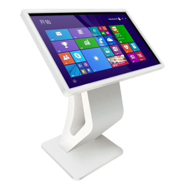 55 Inch Indoor Interactive Touch Screen Digital Signage Display Kiosk For Library