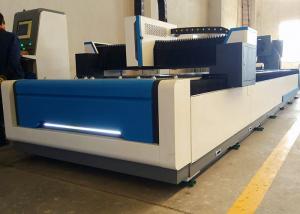 China High Efficiency CNC Laser Steel Cutting Machine , 1000W 1500 X 6000mm Industrial Laser Cutter on sale
