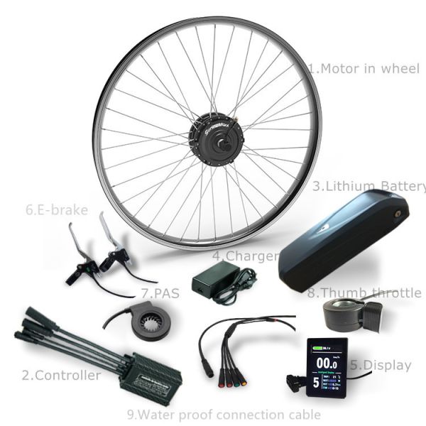 OEM ODM Electric Ebike Kit 36V 250W Hub Motor Conversion Front Wheel Kit