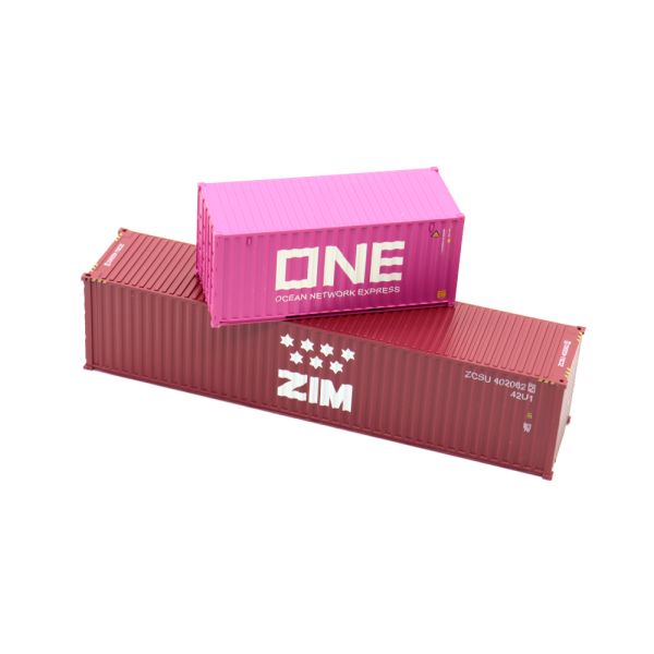 1:87 HO scale railway shipping sea container for model train railroad landscape layout