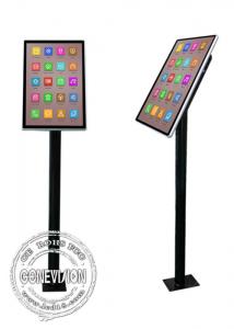 China Vertical Multi Touch Screen Kiosk Information Wifi Super Market Touch Computer Stand 15.6'' on sale