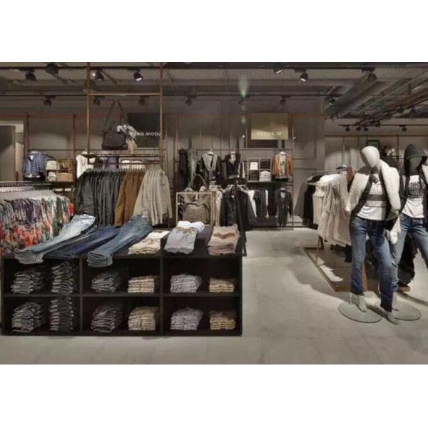 Professional Menswear Clothes Display Stand With 2-3 Years Warranty