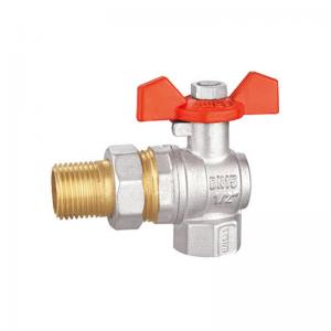 Buy cheap Nickel Plated 1/2 Angle Valve Forged Brass Water Angle Valve product