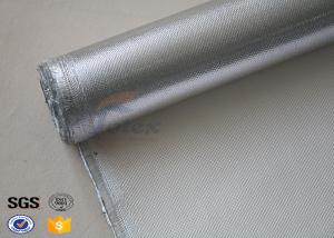 China Recyclable Aluminum Coated High Silica Fabric Fiberglass Fire Retardant on sale