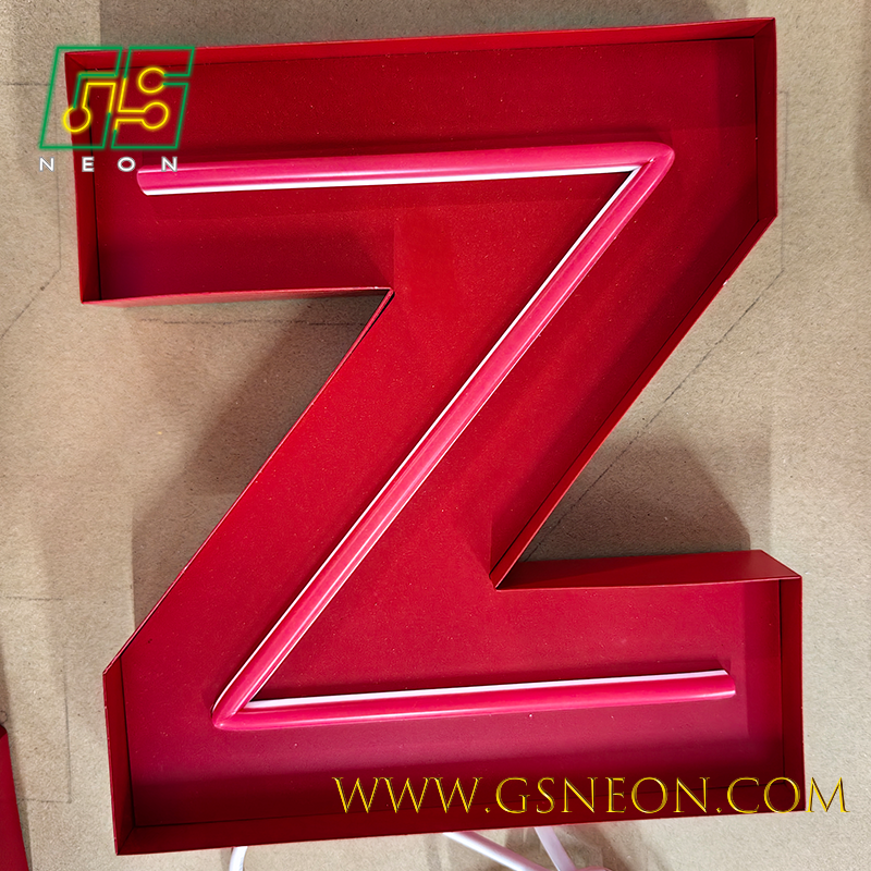 LED Single Line Exposed Neon Sign Wall Decor For Pizza Restaurant Window Display