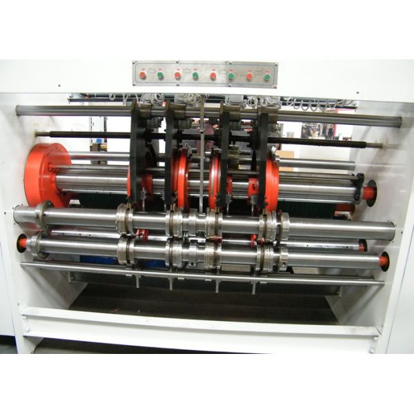 Carton Slotting Creasing Corner Cutting Machine 120 - 150 Sheets / Min Working Speed