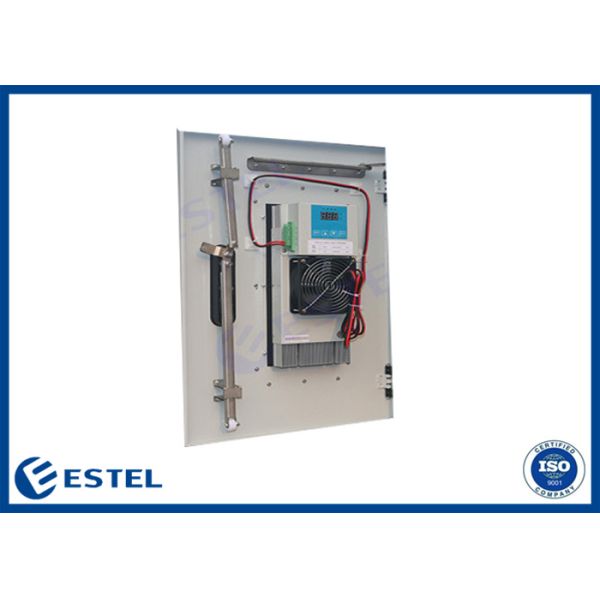 Small Wall Mount Outdoor Telecom Enclosure Galvanized Steel With 19 Inch Rack