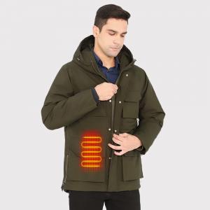 Buy cheap Premium Autumn and Winter Smart Heating Cotton Ski Jackets 7.4V Battery Men