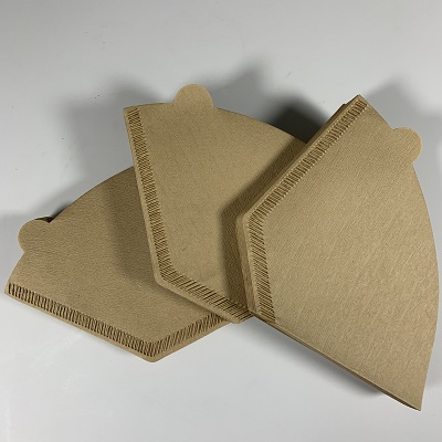 100% Pure Wood Paddle Cone Coffee Filter Paper White 100pcs V60