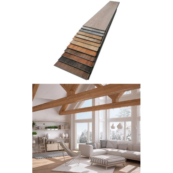 Clock n Lock 100% Waterproof SPC Flooring Scratch Resistant Wood Pattern Vinyl Plank