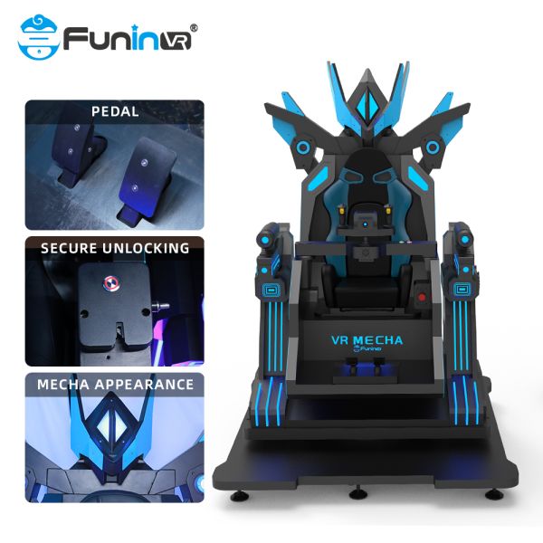 Revolutionary VR Experience with Joystick Controller 9D VR Chair 360 Degree Rotation