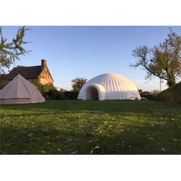 White PVC Blow Up Bubble Dome Event Tent Water Proof