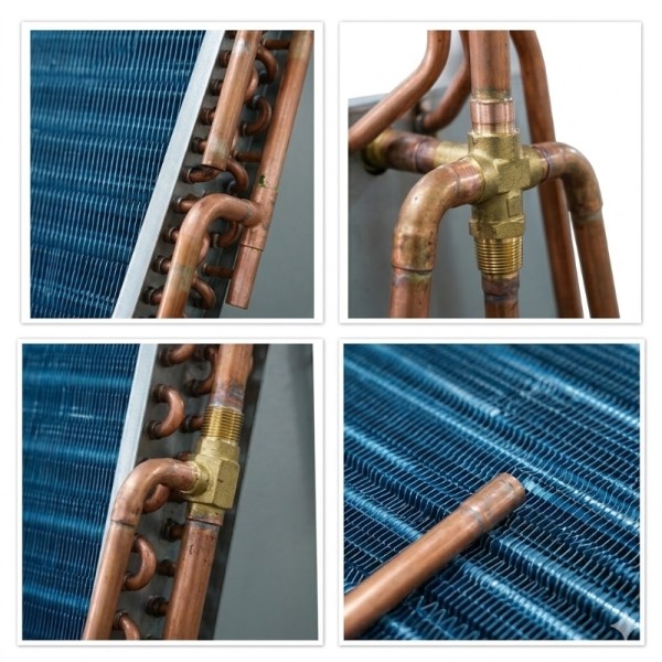 V Type Condenser Heat Pump Condenser Air Conditioner Condenser Condenser Manufacturer