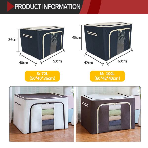 Practical Fabric Storage With Lid