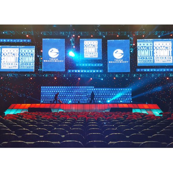 Outdoor Full Color Led Display Ip65 3.91mm Pixel For Cinemas 500 X 1000mm