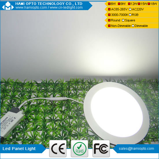 New 9W Round LED Panel Light Surface Mounted Ceiling Down Light Lamp Warm White