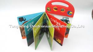 China Toy Trucks Button Sound Book , interactive sound books for children on sale