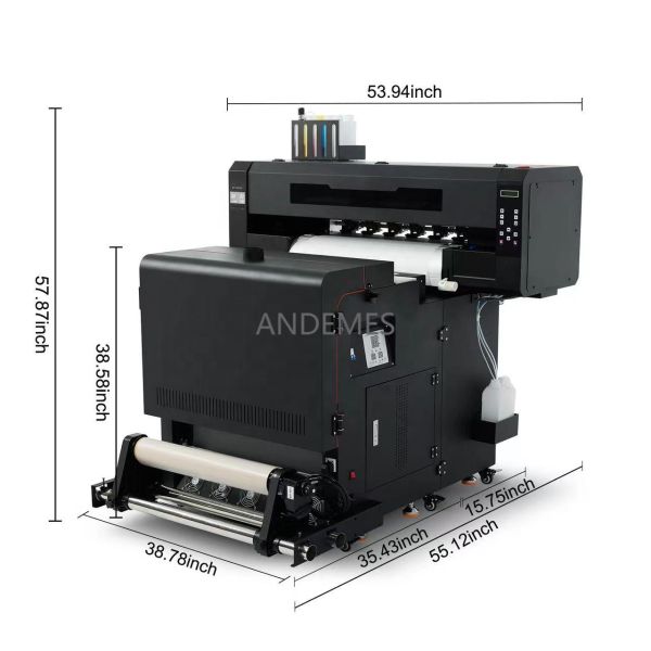 DTF Printer 2 Heads I3200-A1 Dual Printhead for T-Shirt Clothes Textile 24 Inch All in One