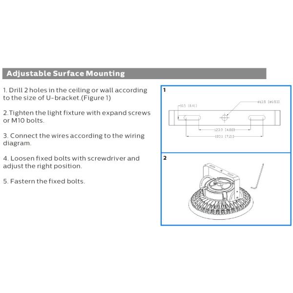 Die Cast 5000K 140LPW UFO LED High Bay Light For Warehouse Supermarket