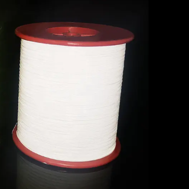 100% Polyester Colorful Rainbow Double Side Reflective Yarn For Knitting Wash Durability 0.25mm 0.5mm 1mm