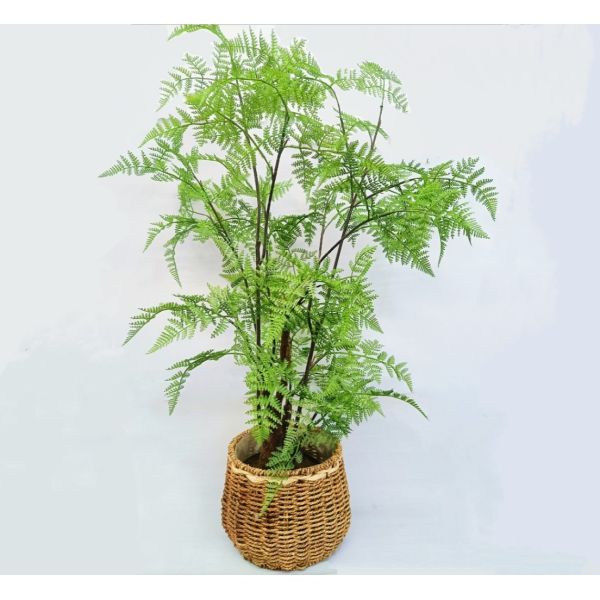 Lifelike Green Artificial Tropical Plant For Office Table Decor Boston Fern