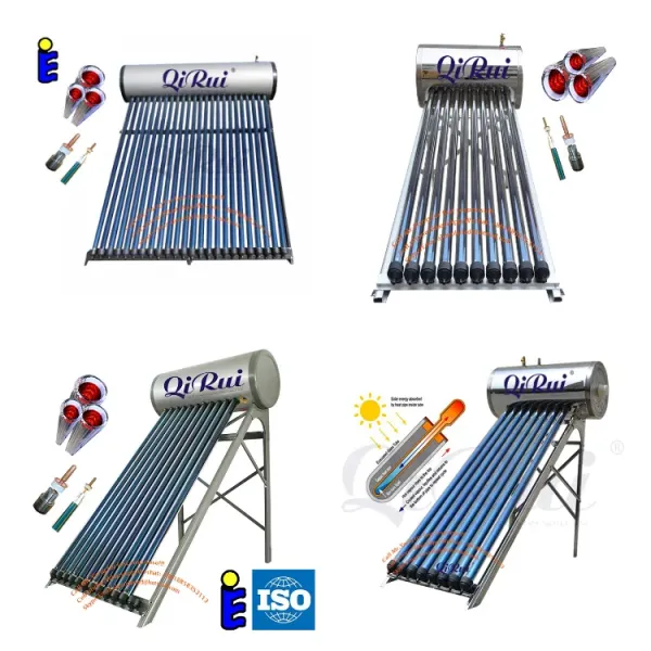Roof Mounted Compact Pressurized Solar Water Heating Energy Boiler