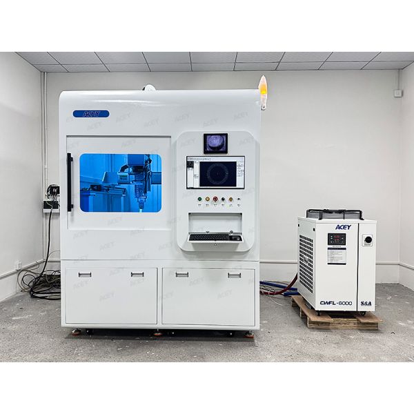 6000W Industrial Automatic CNC Aluminum Laser Welding Machine For Prismatic Battery Pack
