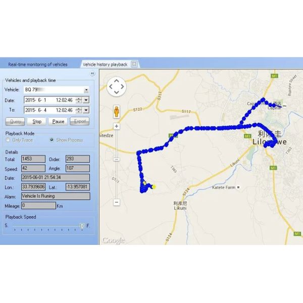 4G Vehicle GPS tracker with RFID reader door detection tracking solution