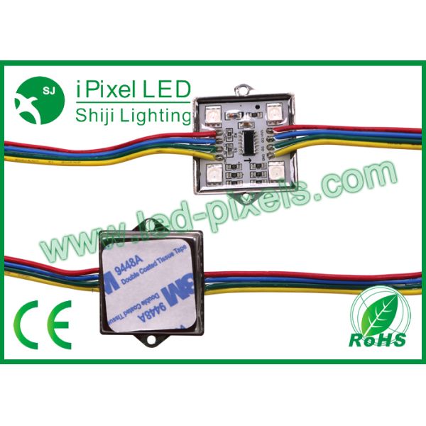 4pcsSMD5050 12v Arduino RGB ws2801 LED Square Pixel Module in metal case
