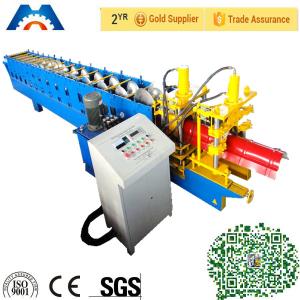 Buy cheap Galvanized New Type Ridge Cap Light Gauge Steel Roll Forming Machine with CE ISO product