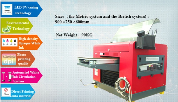 LED UV Flatbed Printer