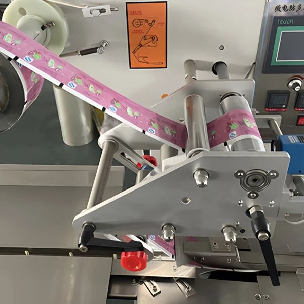 Horizontal Automatic Pillow Packing Machine 2.6KW Candy Packaging Machine 300Bags/Min