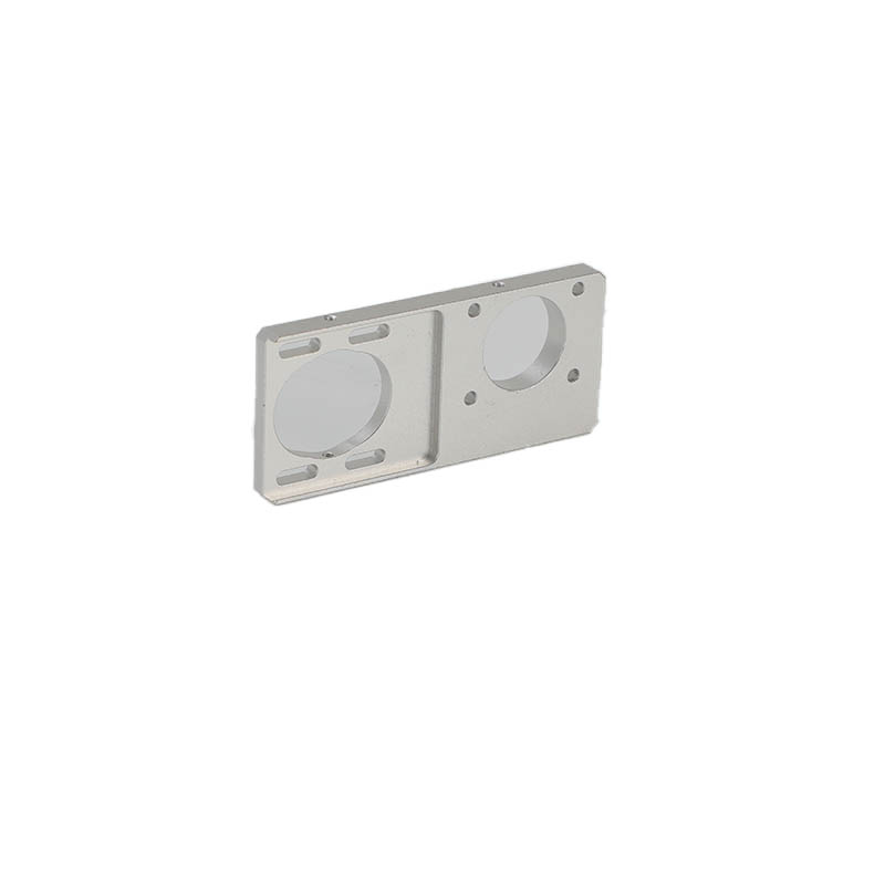 High Precision CNC Components Parts Industrial Silver Hollow Design